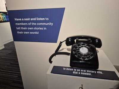 Rotary Phone Display, Capital Jewish Museum