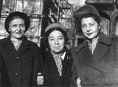 Ida Maze, Kadya Molodowsky, and Rokhl Korn Ida Maze, Kadya Molodowsky, and Rokhl Korn