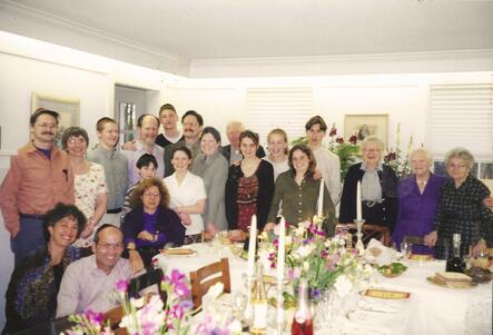 Rous family seder, circa 1999