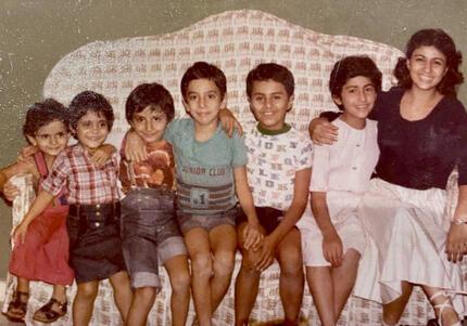 Guita Sazan family photo 1976