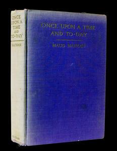 Once Upon a Time and Today by Maud Nathan Book Cover Once Upon a Time and Today by Maud Nathan Book Cover