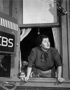 Gertrude Berg as Molly Goldberg on "The Goldbergs"