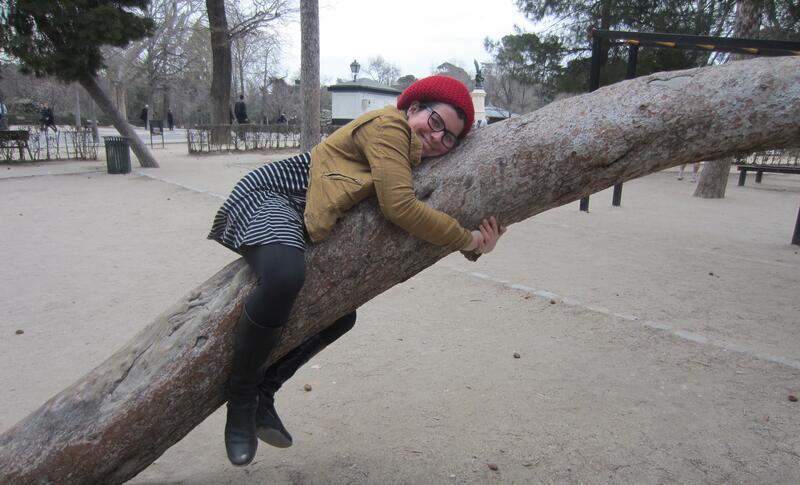 Elana Spivack Hugging a Tree