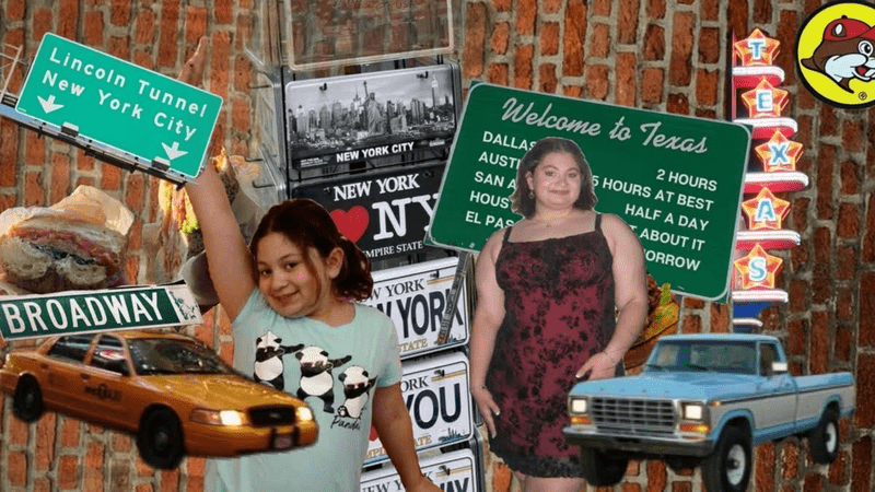 Collage of New York City and Texas