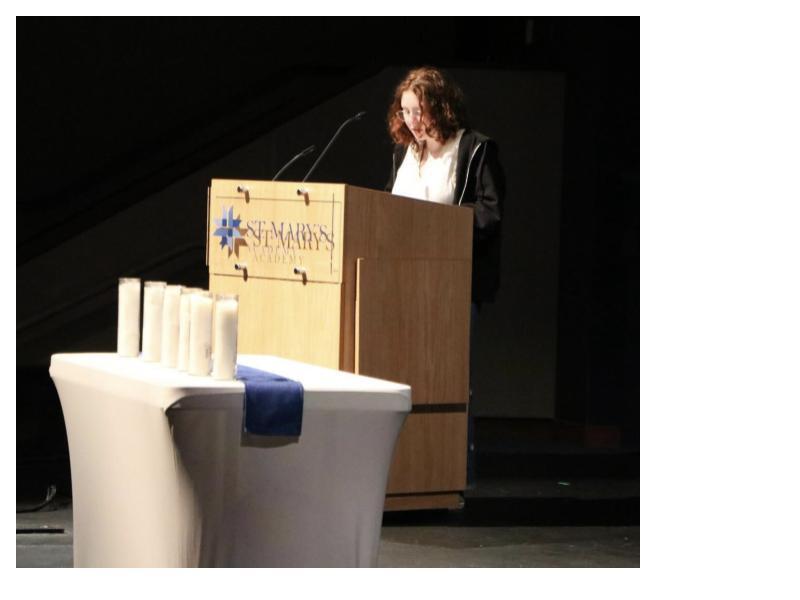 Marlo Dabareiner at St. Mary's Academy