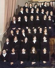 The Graduating Class of Prospect Park Bnos Leah Girls High School in Brooklyn, New York, 2005