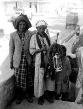 A Family of New Immigrants from Aden (Yemen) in Haifa, 1943.