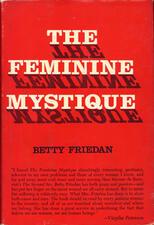 "The Feminine Mystique" Book Cover by Betty Friedan