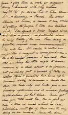 Letter from Gertrude Weil to her Family, November 20, 1898 - excerpt from page 12