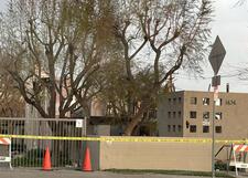 Remains of Pasadena Jewish Center after LA fires