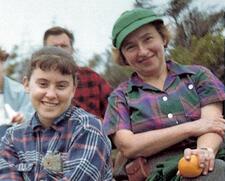 Lucy Kramer Cohen and Nancy Kramer Bickel, Adirondacks Mountains, 1960