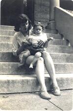 Marcia Soloski Levin and her Daughter, 1951