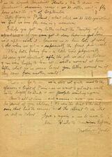 A Letter from Molly Picon to her Mother from Paris, August 23, Part 3 of 3