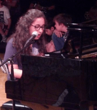 Eliana Gayle-Schneider Plays Piano and Sings