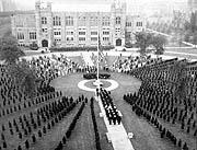 V-E Day at Hunter College, May 8, 1945