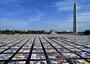AIDS Memorial Quilt in Front of Washington Monument