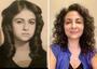 Collage of Guita Sazan in 1978 & 2025 