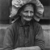 "Old Woman in Sunbonnet, No. 2" by Doris May Ulmann