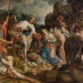 Painting of scene from the First Book of Samuel by Frans Pourbus the Elder
