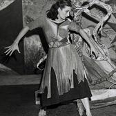 Bella Lewitzky in Lester Horton’s work Warsaw Ghetto, 1949.