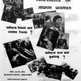First National Conference of Jewish Women Poster