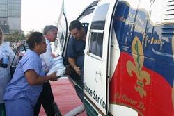 Infant from Touro Infirmary Evacuated, New Orleans