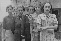 Girls who were part of first transport of Jews to Auschwitz