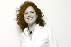 Studio portrait of Anat Cohen