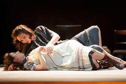 Adina Verson and Katrina Lenk in Indecent