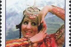 Tajikistan stamp with Malika Kalontarova, 2020