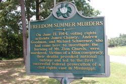 Freedom Summer Murders Memorial, Jackson, Mississippi