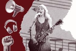 Collage of Taylor Swift
