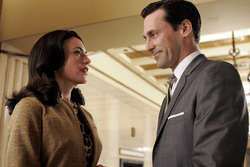 Rachel Menken and Don Draper from Mad Men