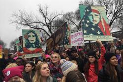 Image of crowd from 2017 Women's March