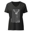Theda Bara V-Neck - Heather Dark Grey
