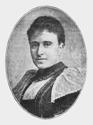 Portrait of author and magazine publisher Ada Ballin