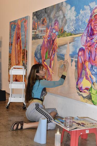 Hannah Lupton Reinhard painting 