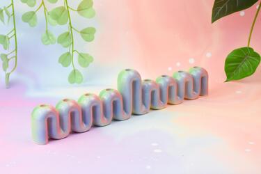 Rainbow Menorah