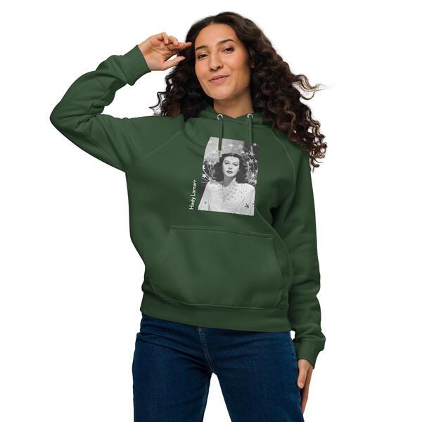 Hedy Lamarr Hoodie - Bottle Green