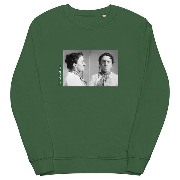 Emma Goldman Crewneck - Bottle Green