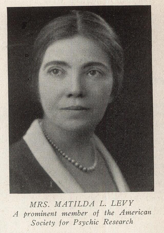 Matilda L Levy photograph
