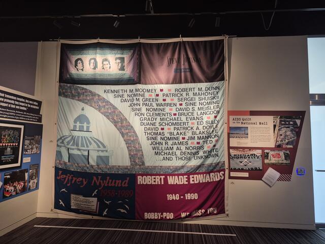 AIDS Memorial Quilt Panel, Capital Jewish Museum