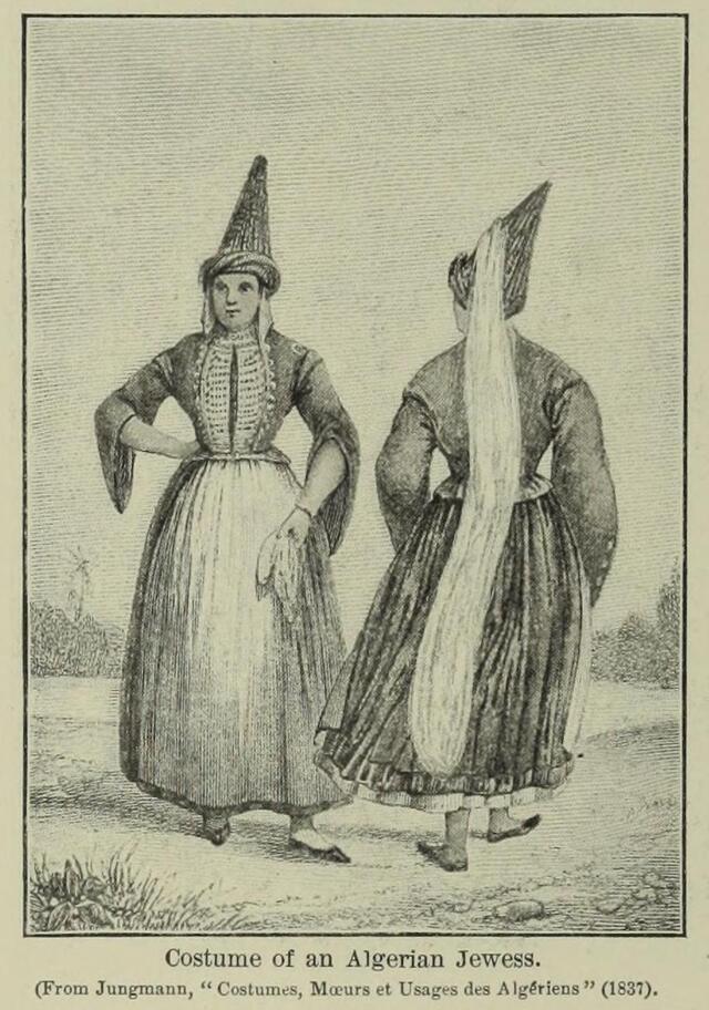 Costume of an Algerian Jewess, 1901.