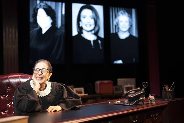 Michelle Azar as RBG in 'All Things Equal'