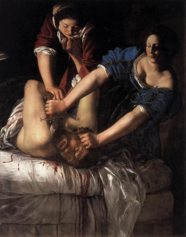 Artemisia Gentileschi's "Judith Slaying Holofernes"