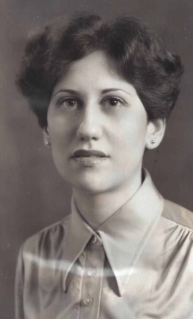 black and white photograph of a young woman