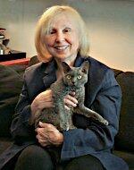 BJ Lifton with her Cat