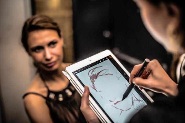 Drawing Booth at Miami Art Basel