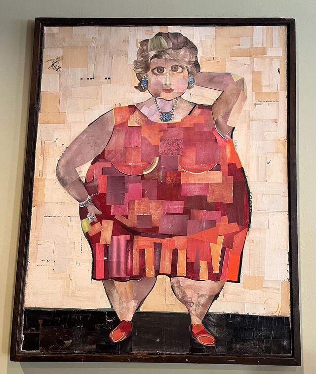 Portrait in Zaftigs restaurant