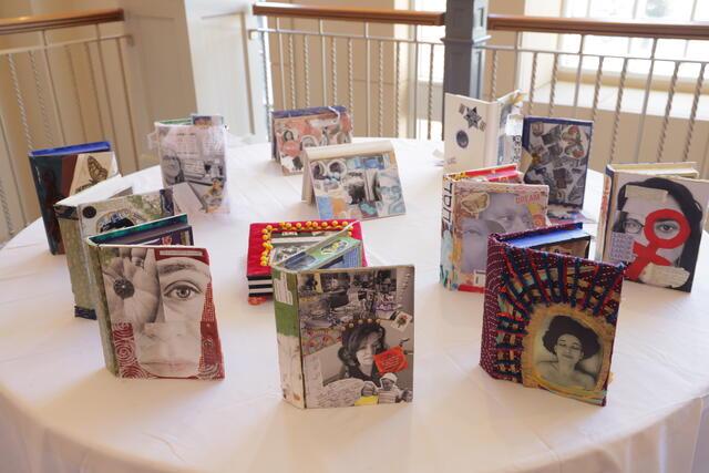 Art pieces from Artful Disclosure Facilitators' Workshop